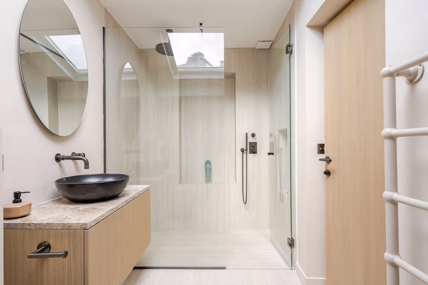 Upstairs shower