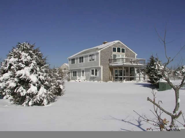 Winter scene Marthas Vineyard